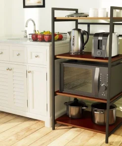 Alternative view of Non-punching Kitchen Shelves Rack Regular